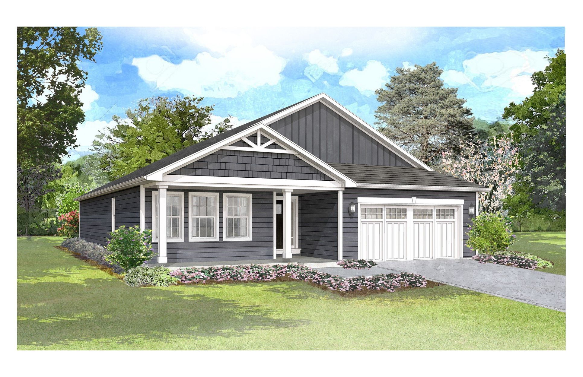 genesis 175 elevation D color rendering:Elevation D