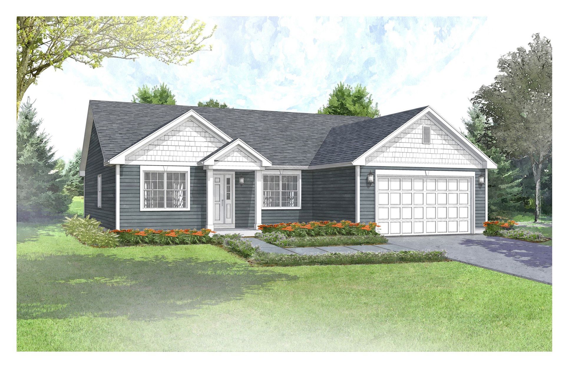 journey 2188 elevation A color rendering:A Elevation