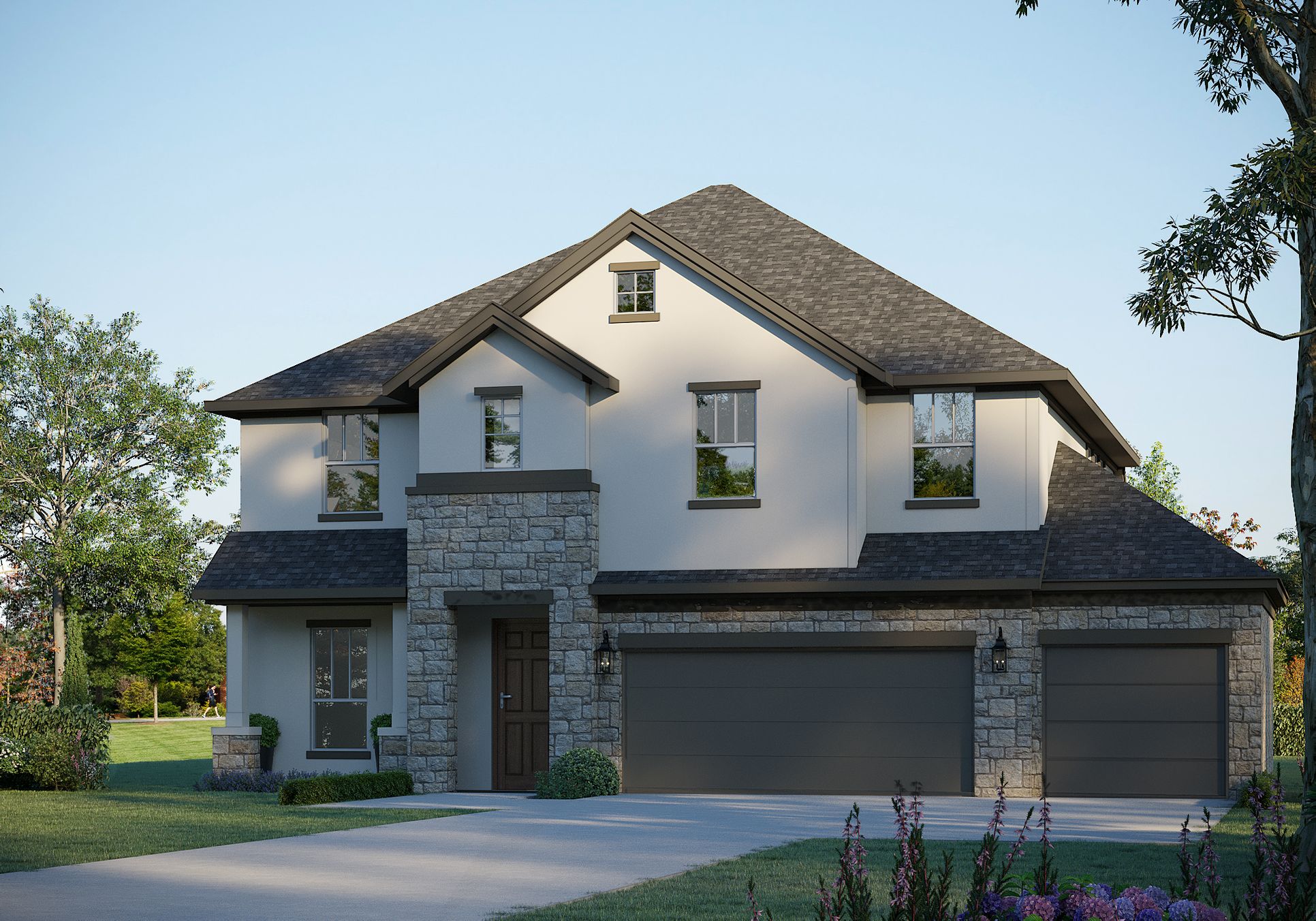 19136 Sedge Wren Lane:4231 Grant Elevation B 3-car