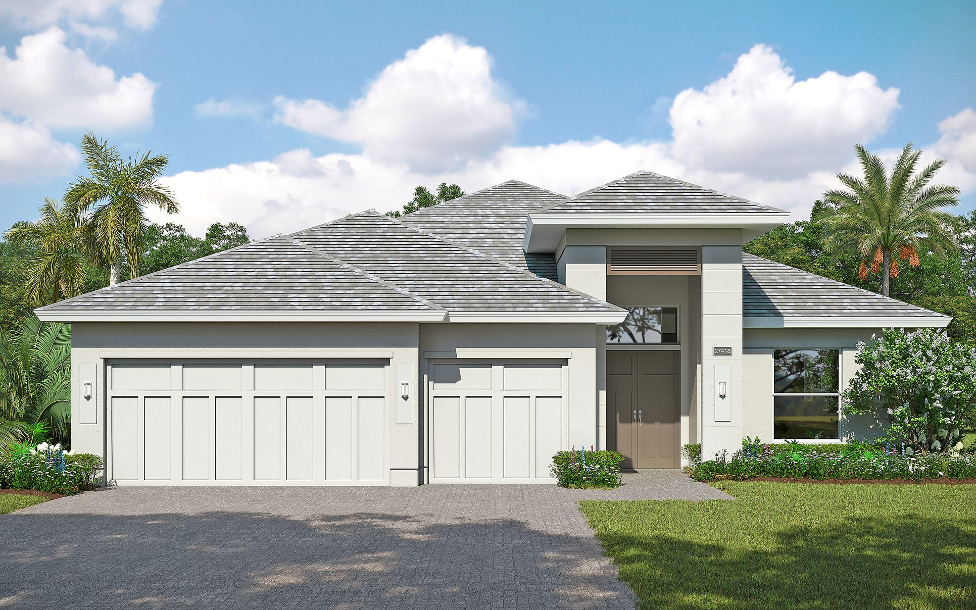 Contemporary Elevation | Magnolia 21:Contemporary Elevation | Magnolia 21