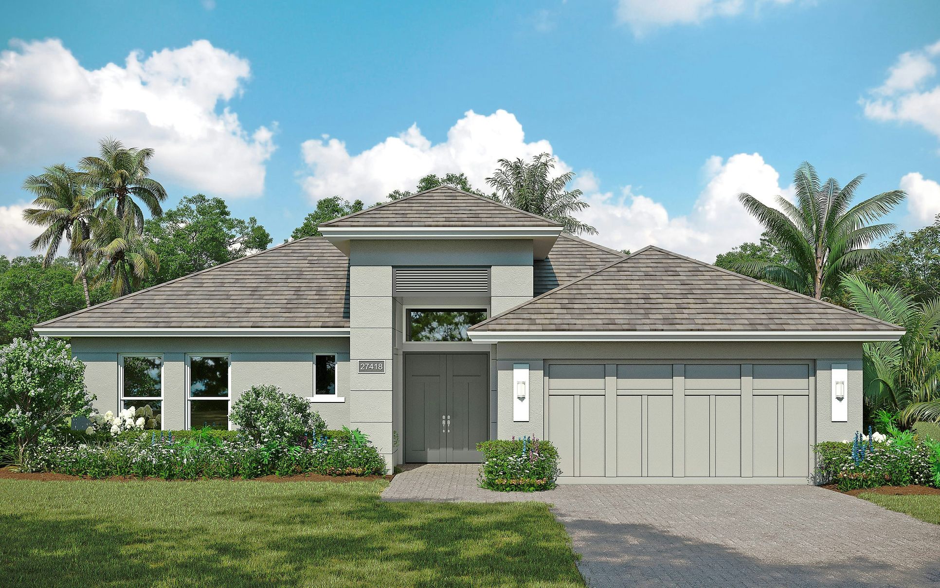 Contemporary Elevation | Dahlia 21:Contemporary Elevation | Dahlia 21