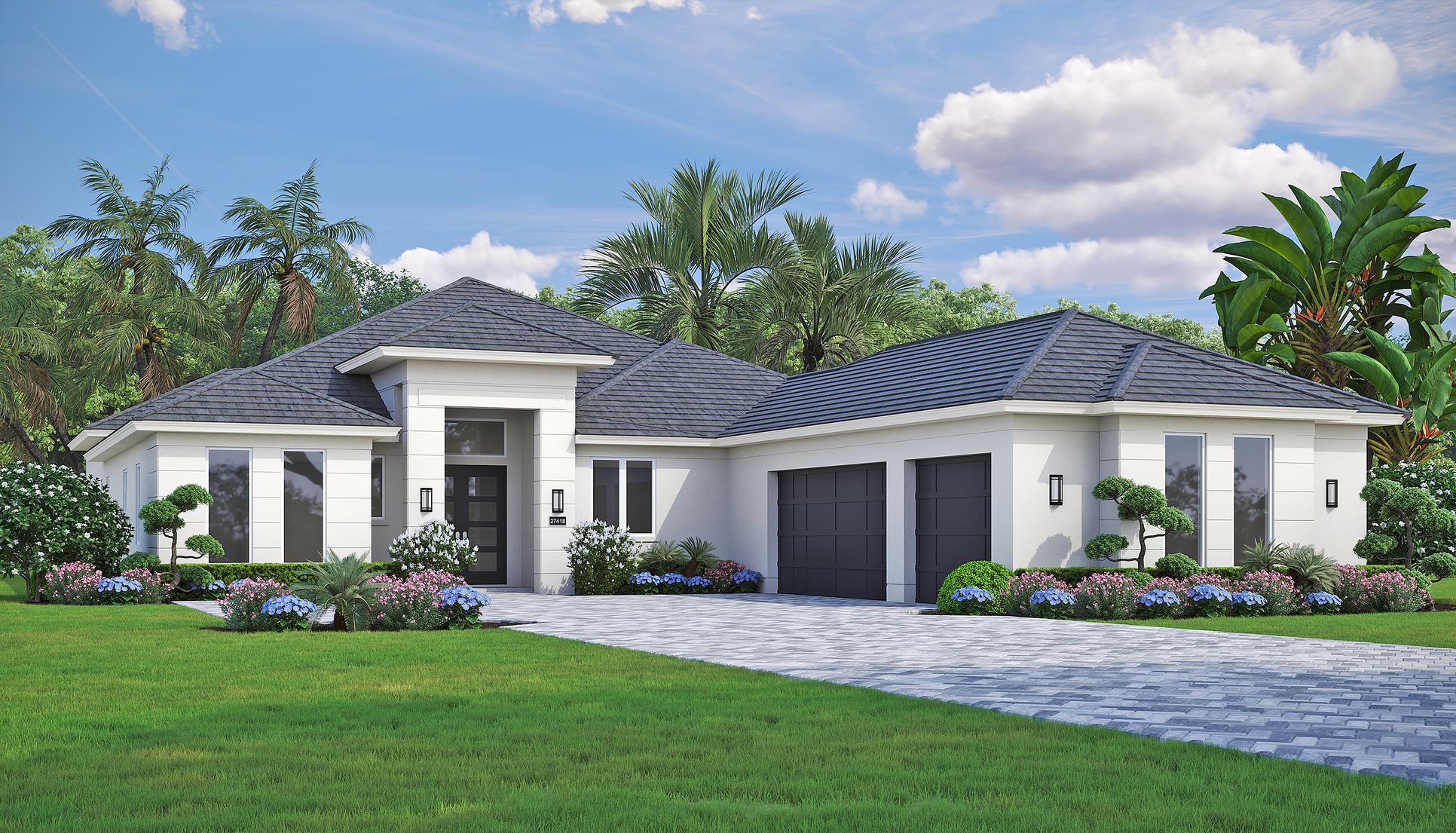 Contemporary Elevation | Oakmont:Contemporary Elevation | Oakmont