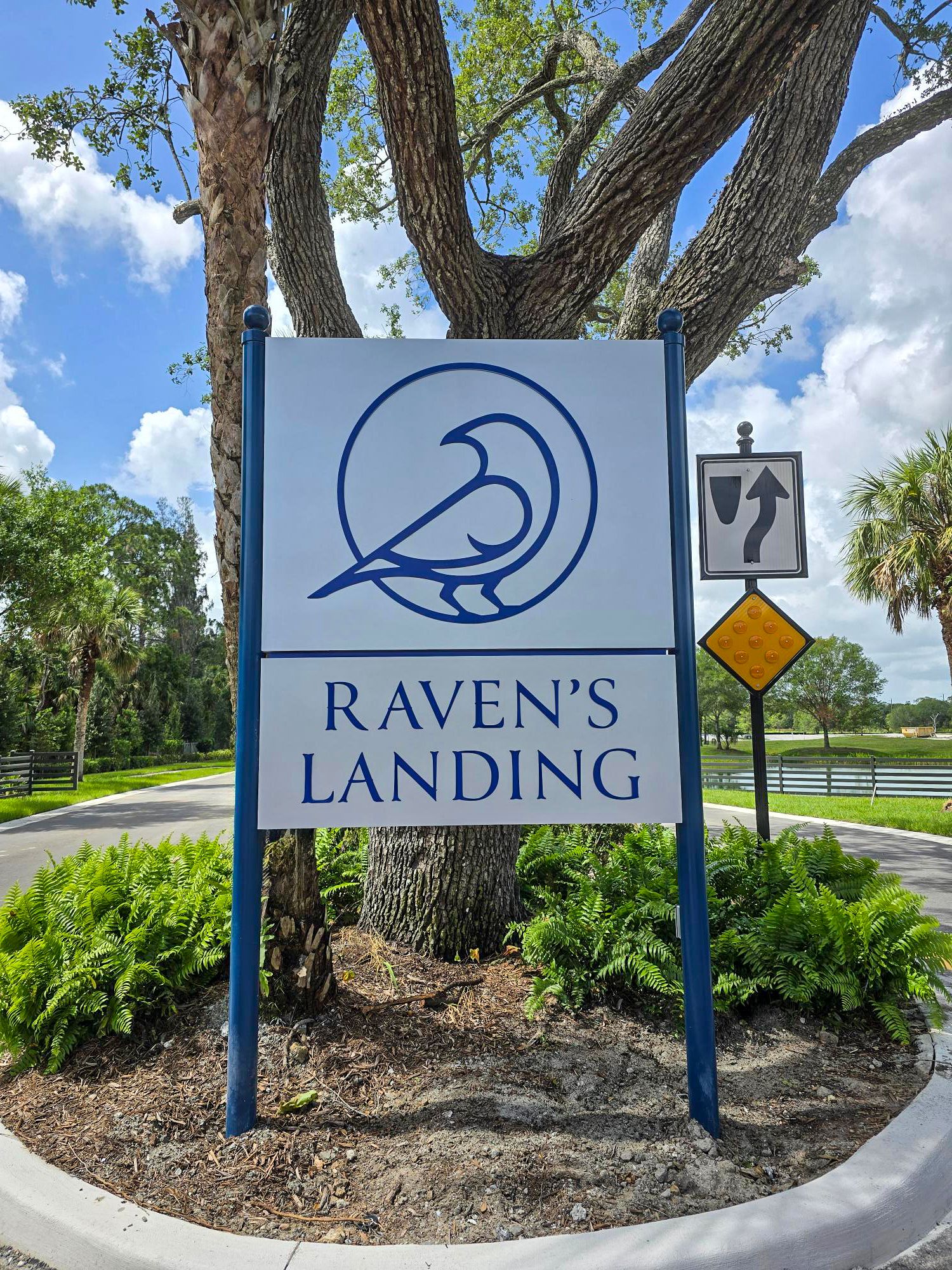 Entry Signage | Raven's Landing:Entry Signage | Raven's Landing
