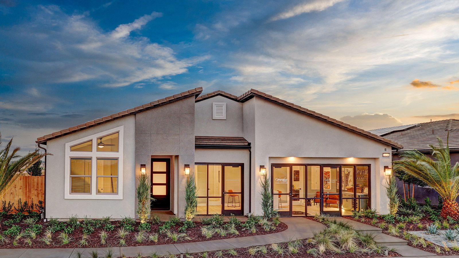 Riverstone Sales Office | Bella with Contemporary Exterior:Granville at Riverstone