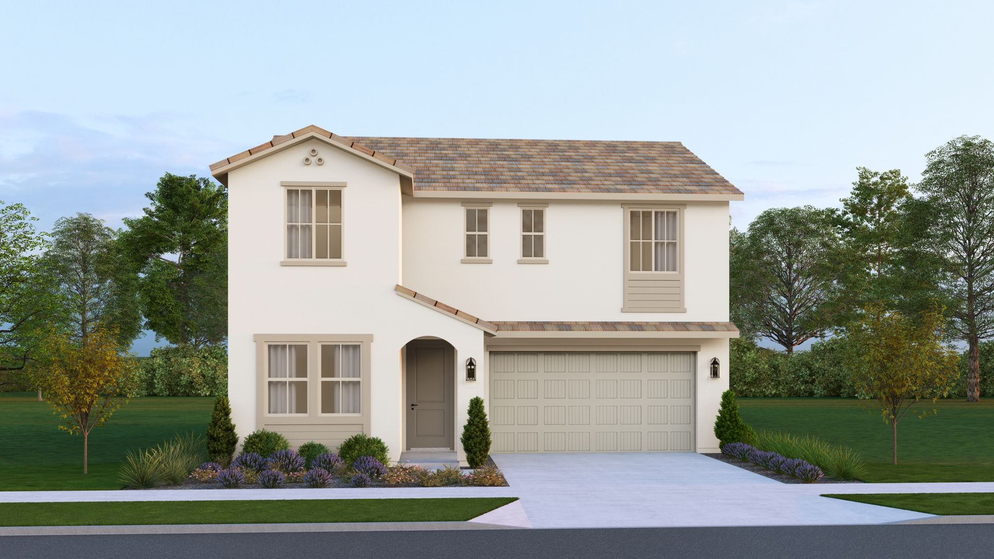 Exterior:The Villa 6 Modern Spanish - Color Package 1