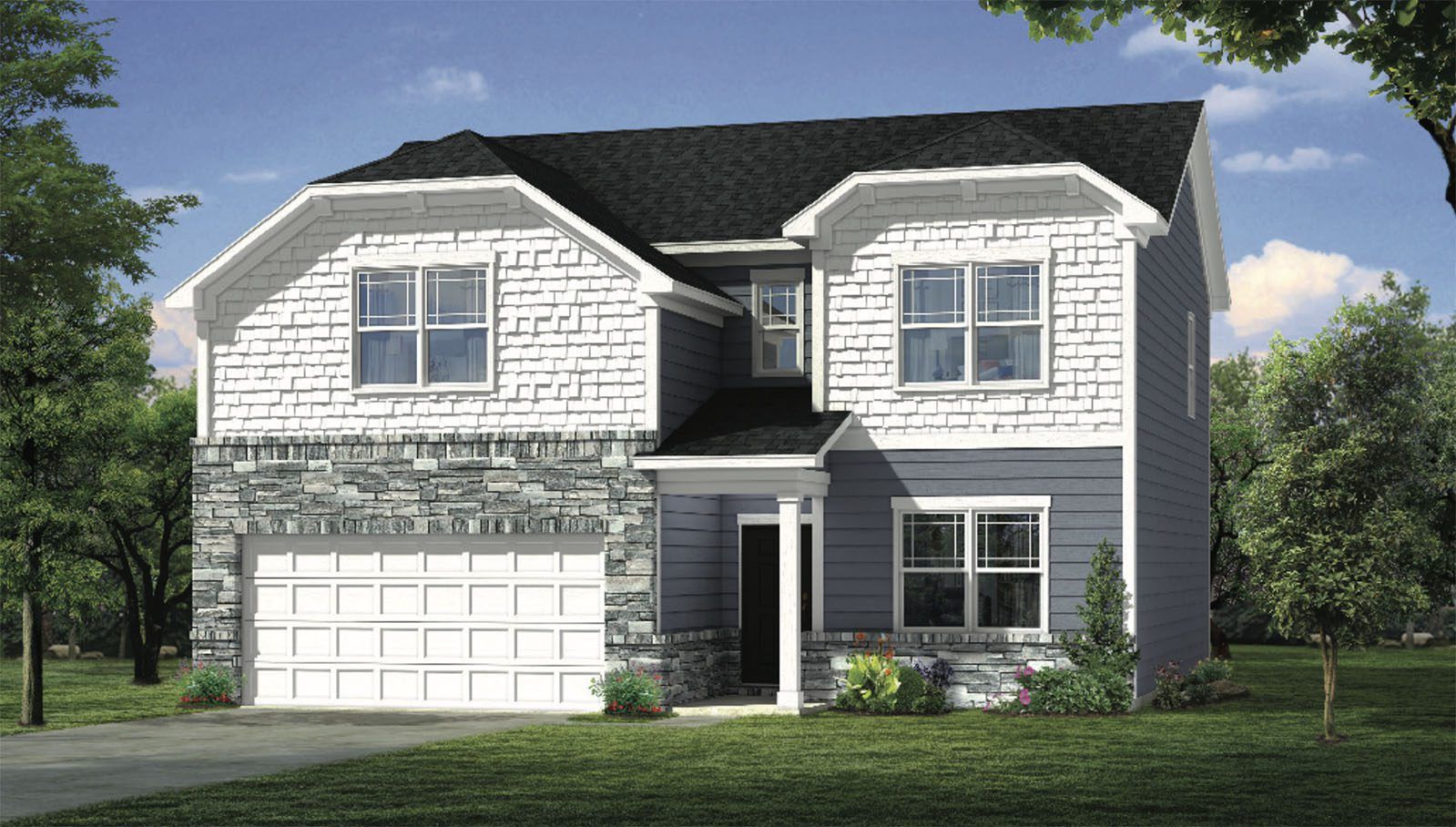 Chamblee in Four Oaks, NC New Homes by Gray Wolf Homes