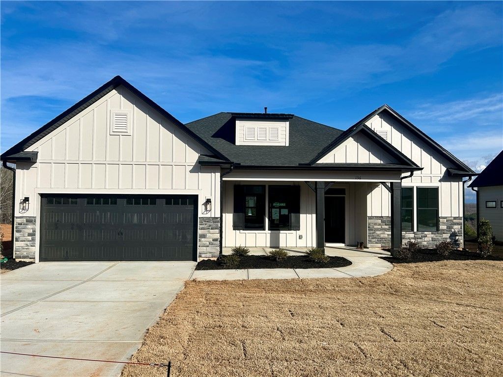 Exterior:This newly constructed residence presents a blend