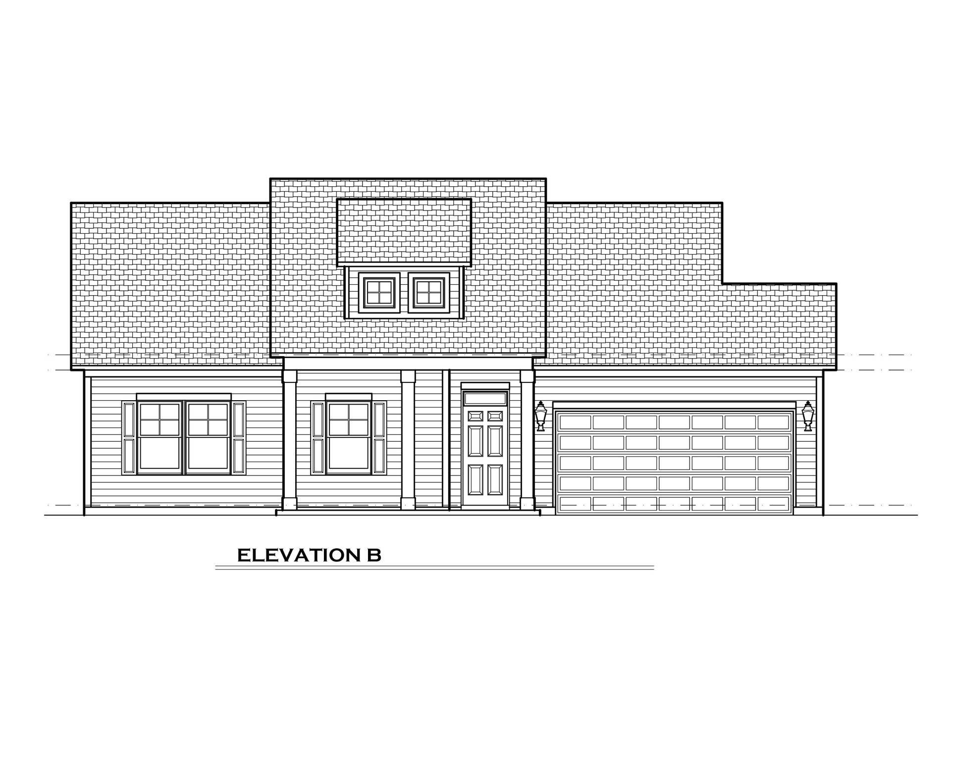 Elevation B:Elevation B