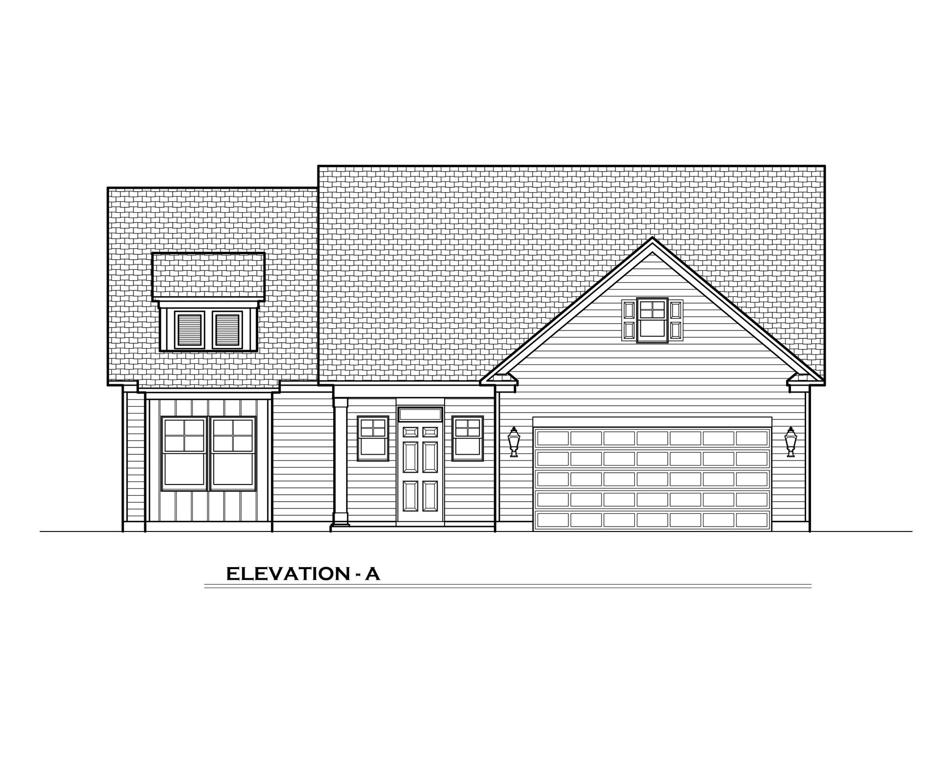 Elevation A:Elevation A