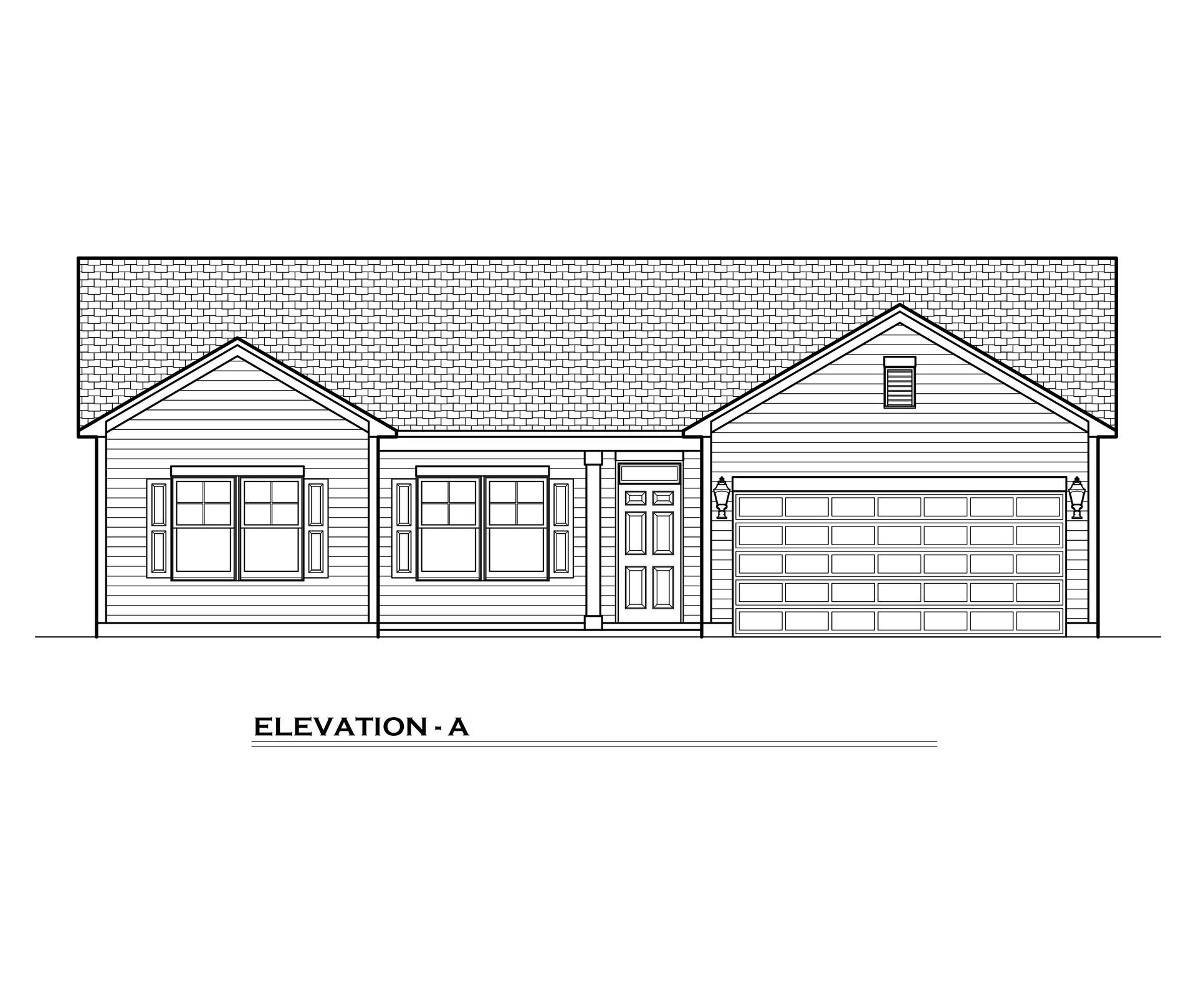 Elevation A:Elevation A