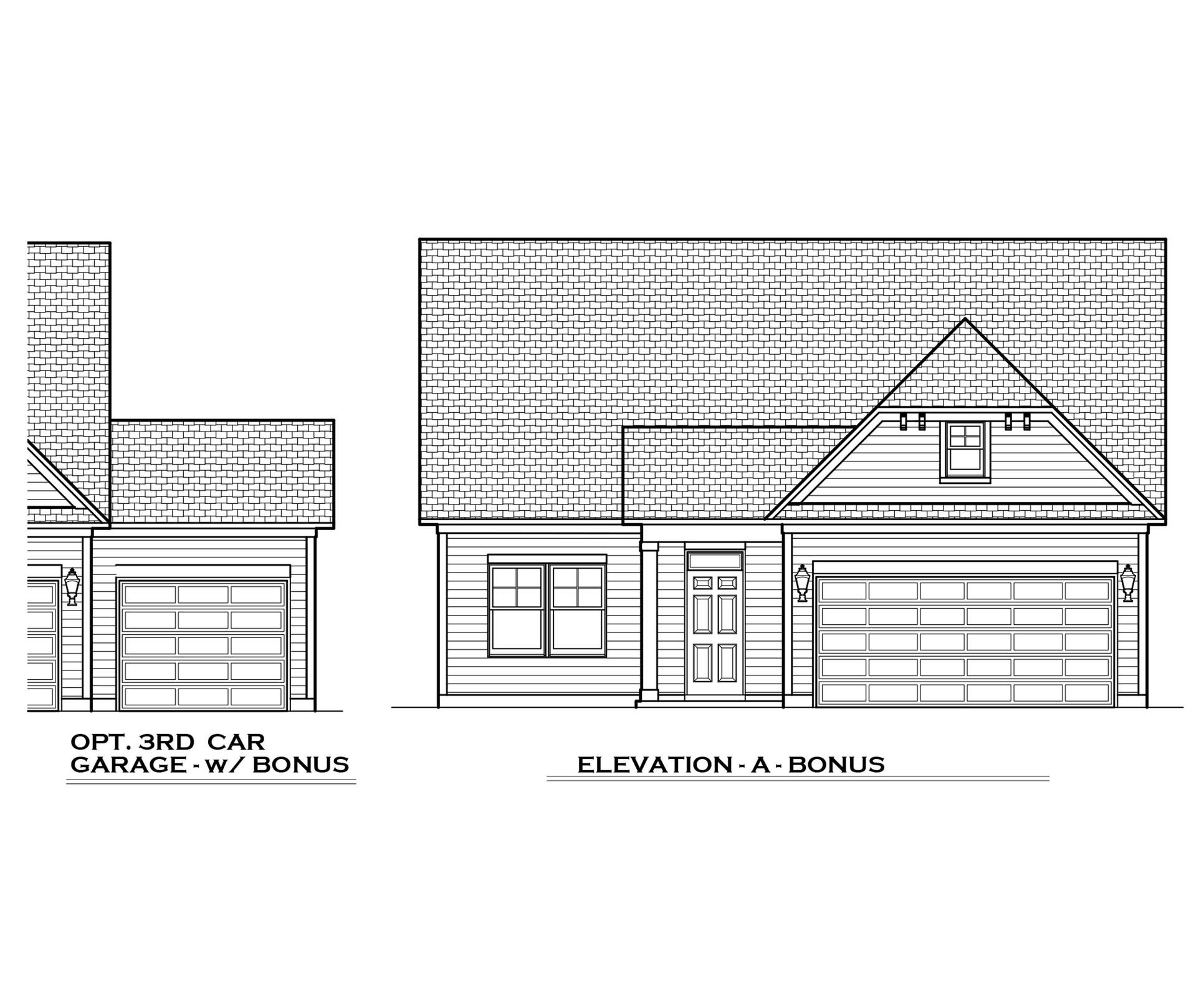 Elevation A:Elevation A