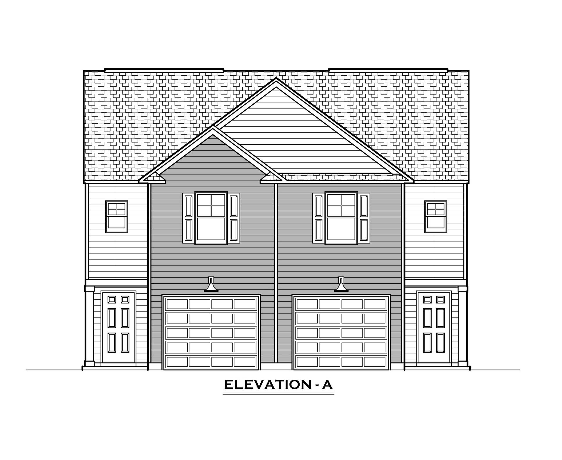 Elevation A:Elevation A