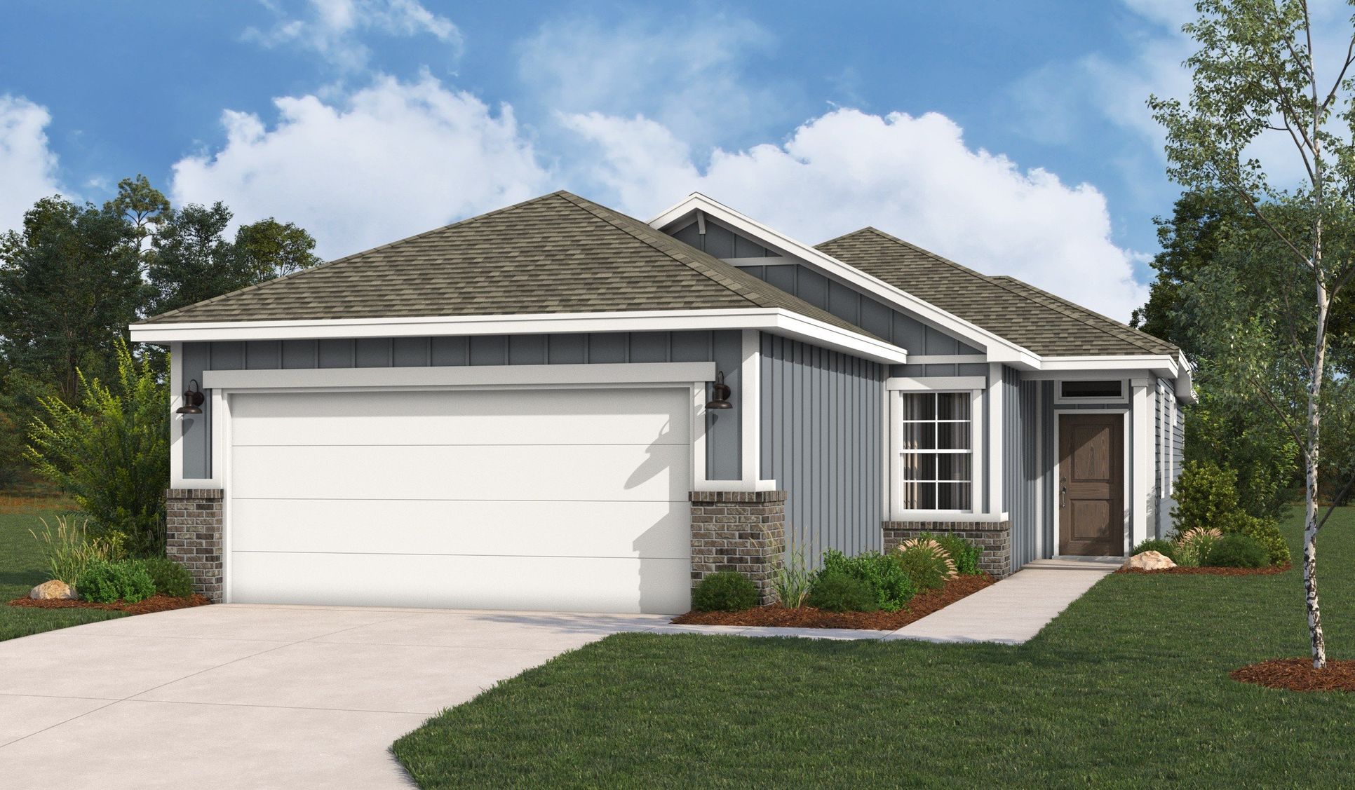 LCEP_SanAntonio_1445_Modern Farmhouse_Gen3_elev_DAY:Farmhouse Elevation