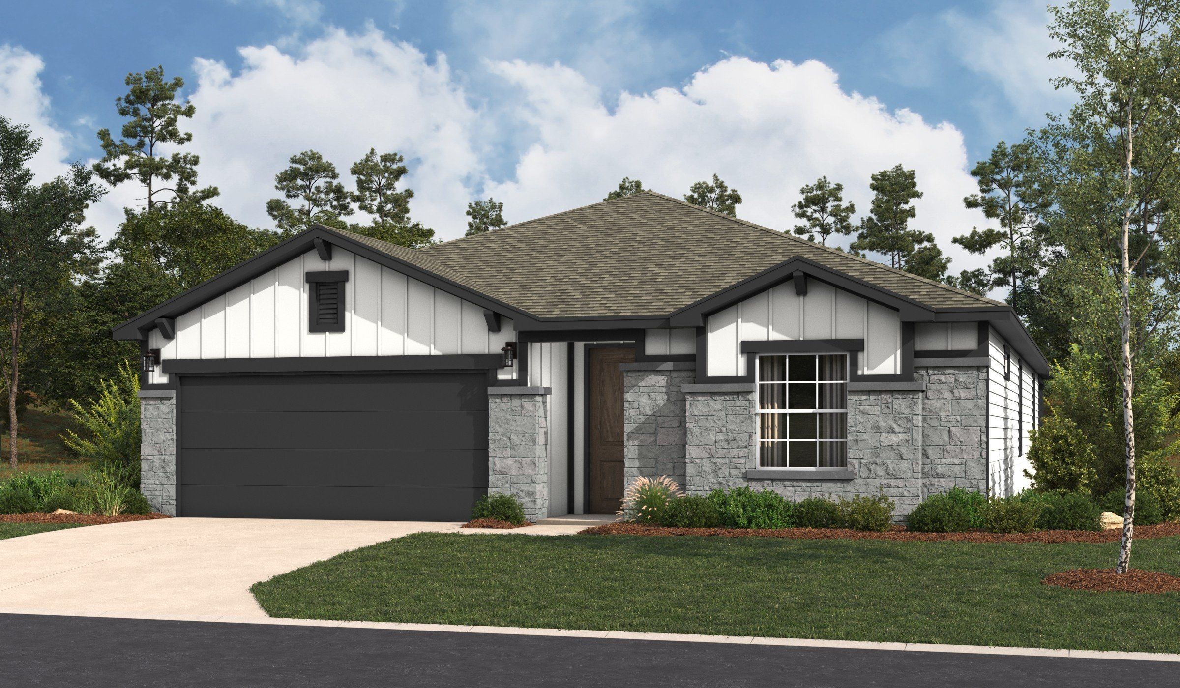 2045_Arlington II_Hill Country_Gen3_elev_DAY Hickory Ridge:Hill Country Elevation