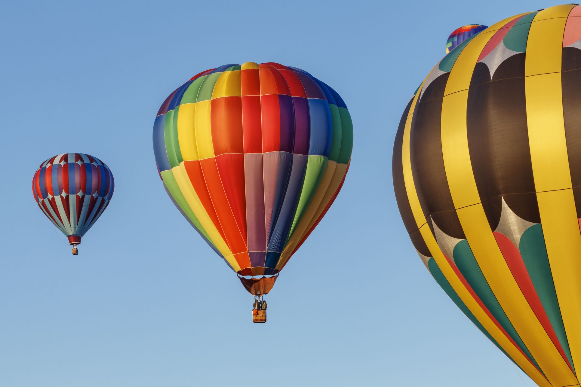 Hot air balloons