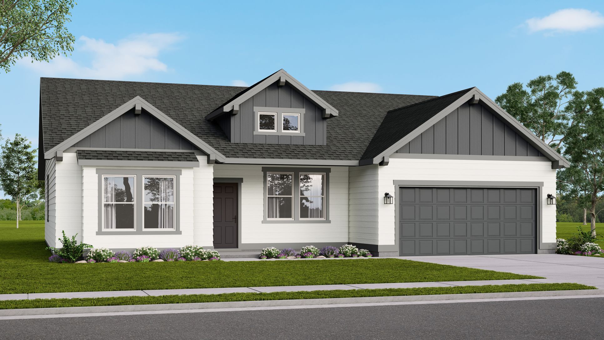 Snowbrush Craftsman Elevation I:Snowbrush Craftsman Elevation I