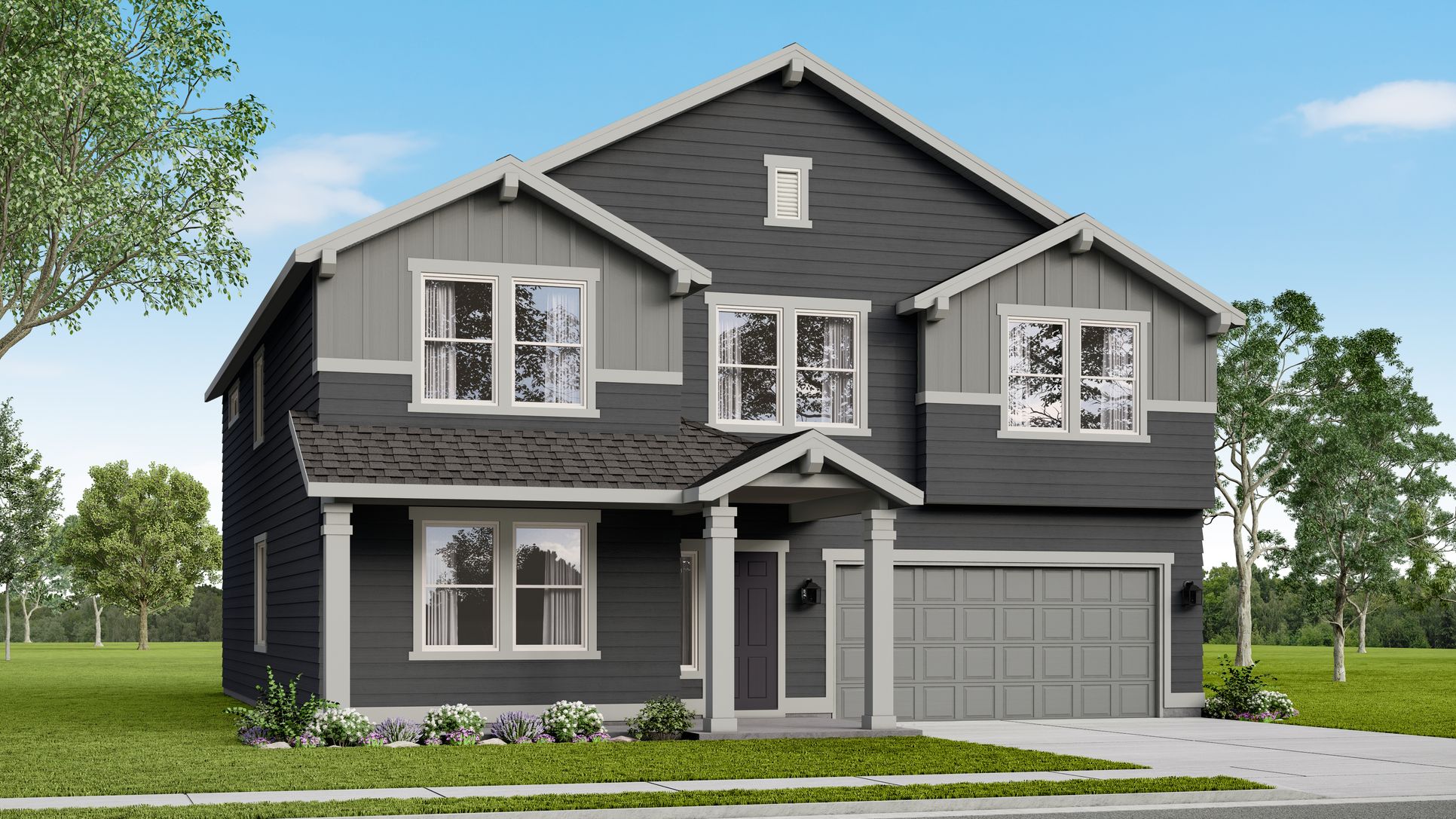 Waterbrook Craftsman Elevation I:Waterbrook Craftsman Elevation I