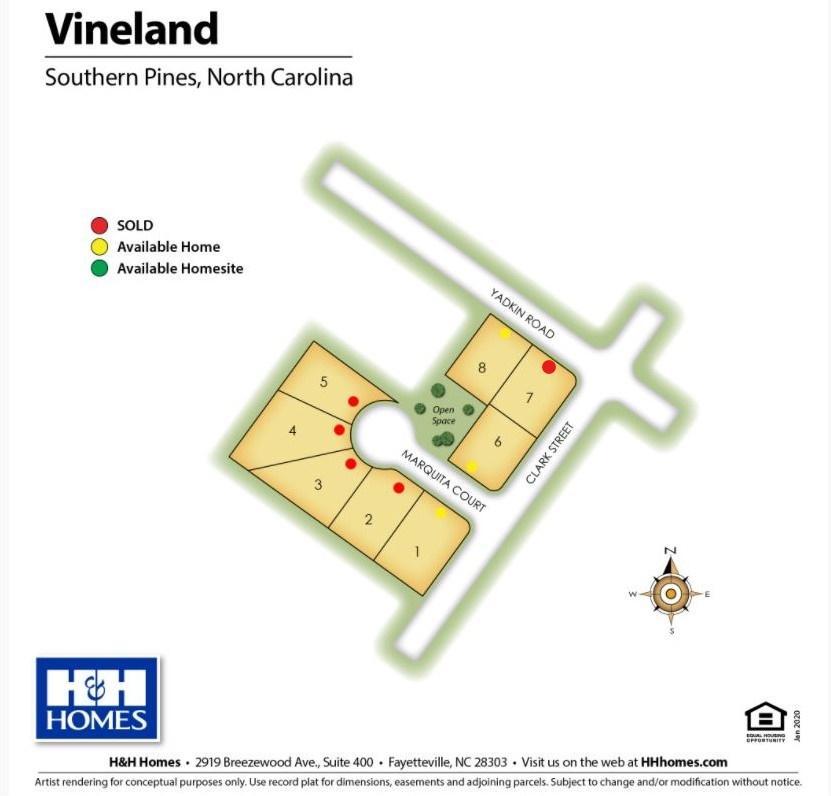 Vineland Lot Map