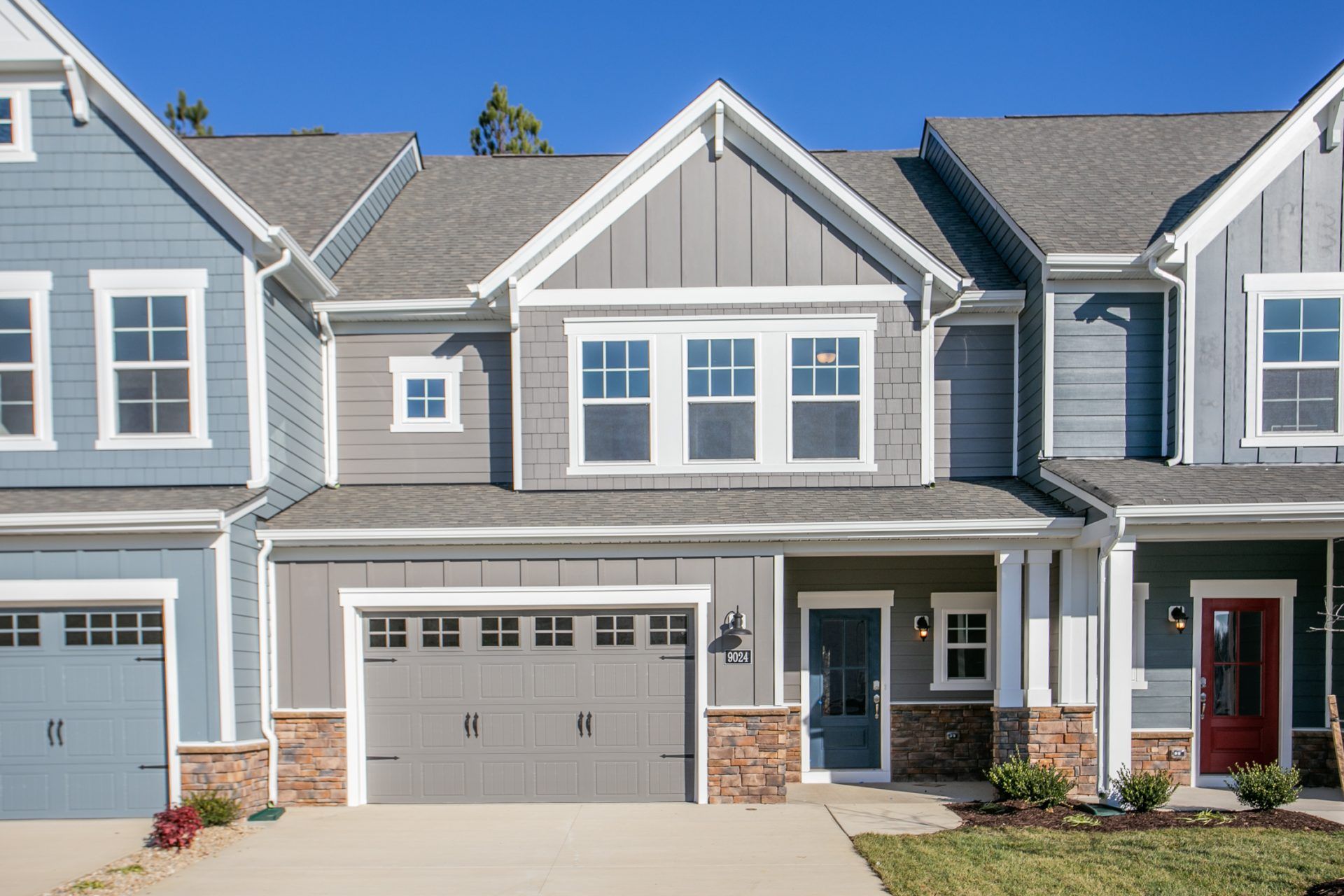 Our townhome elevations provide excellent curb appeal throughout the community!