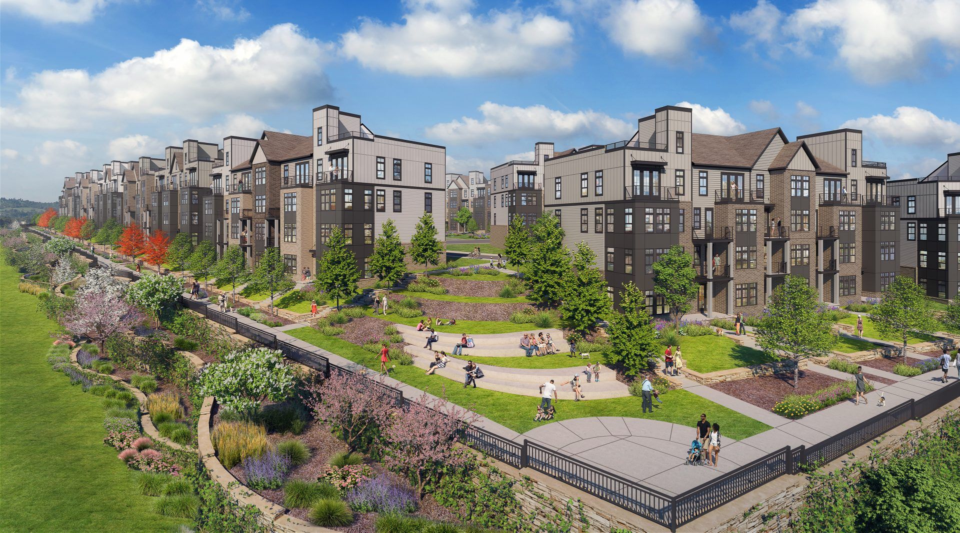 The Aire Promenade 3D Rendering 2023