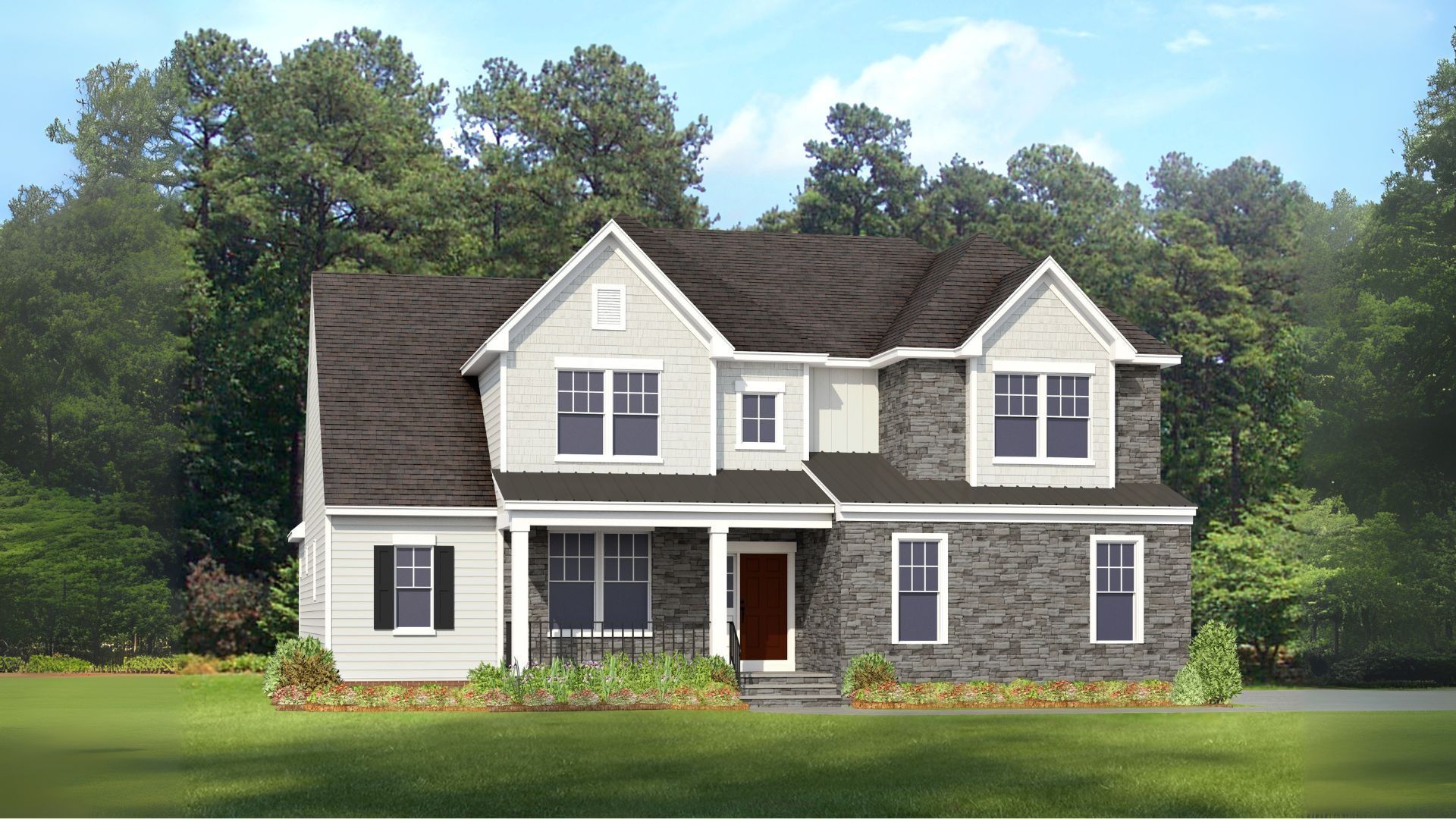 Bethesda Forest - Bradenton Farmhouse A - Exterior - HHHunt Homes