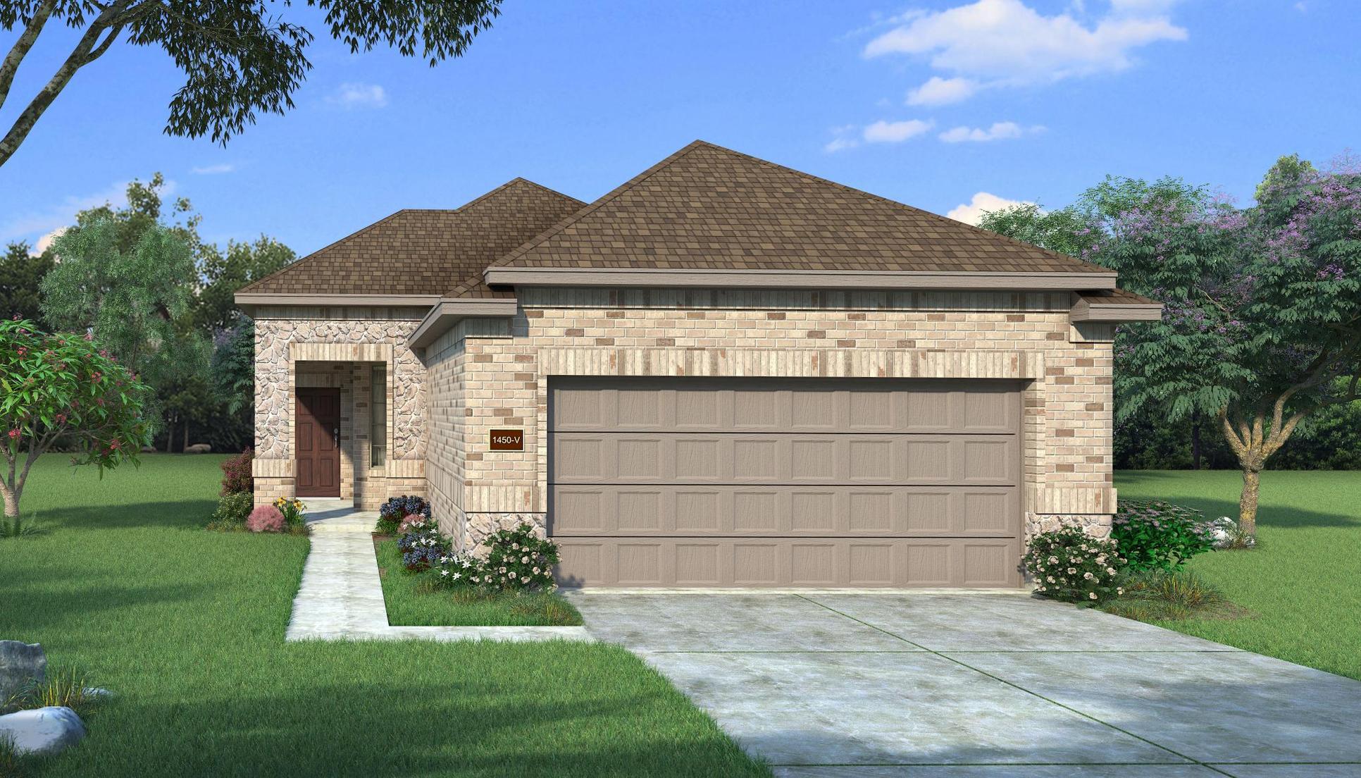 Benbrook with Elevation V:Benbrook with Elevation V