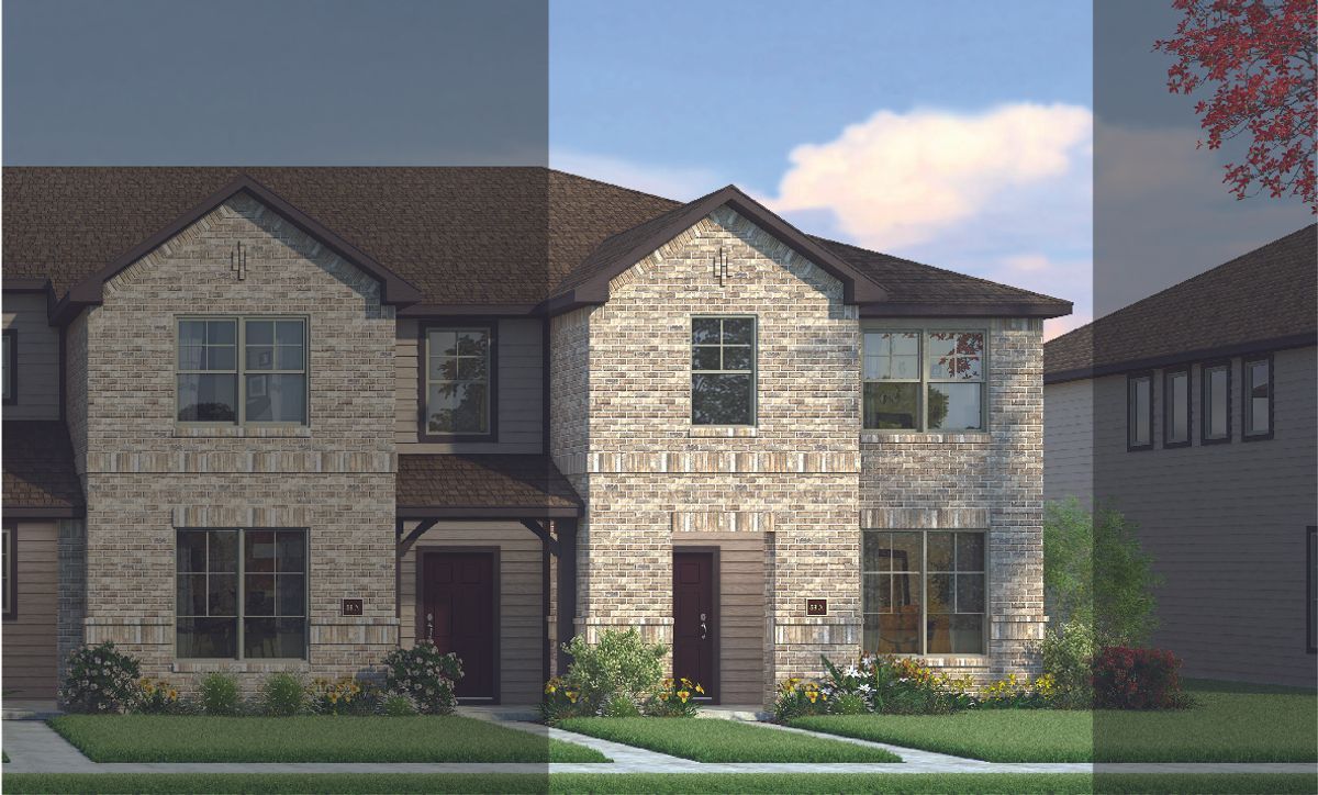 Houston with Elevation 5B Brick Exterior 2023 Townhomes:Houston with Elevation 5B Brick Exterior 2023 Townhomes