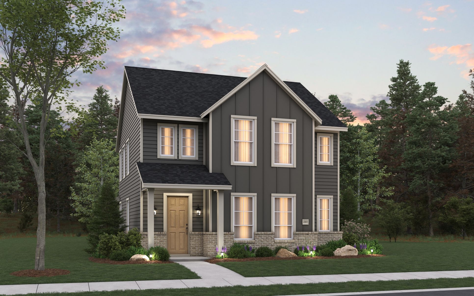 Crofton Floorplan - Elevation P:Crofton Floorplan - Elevation P