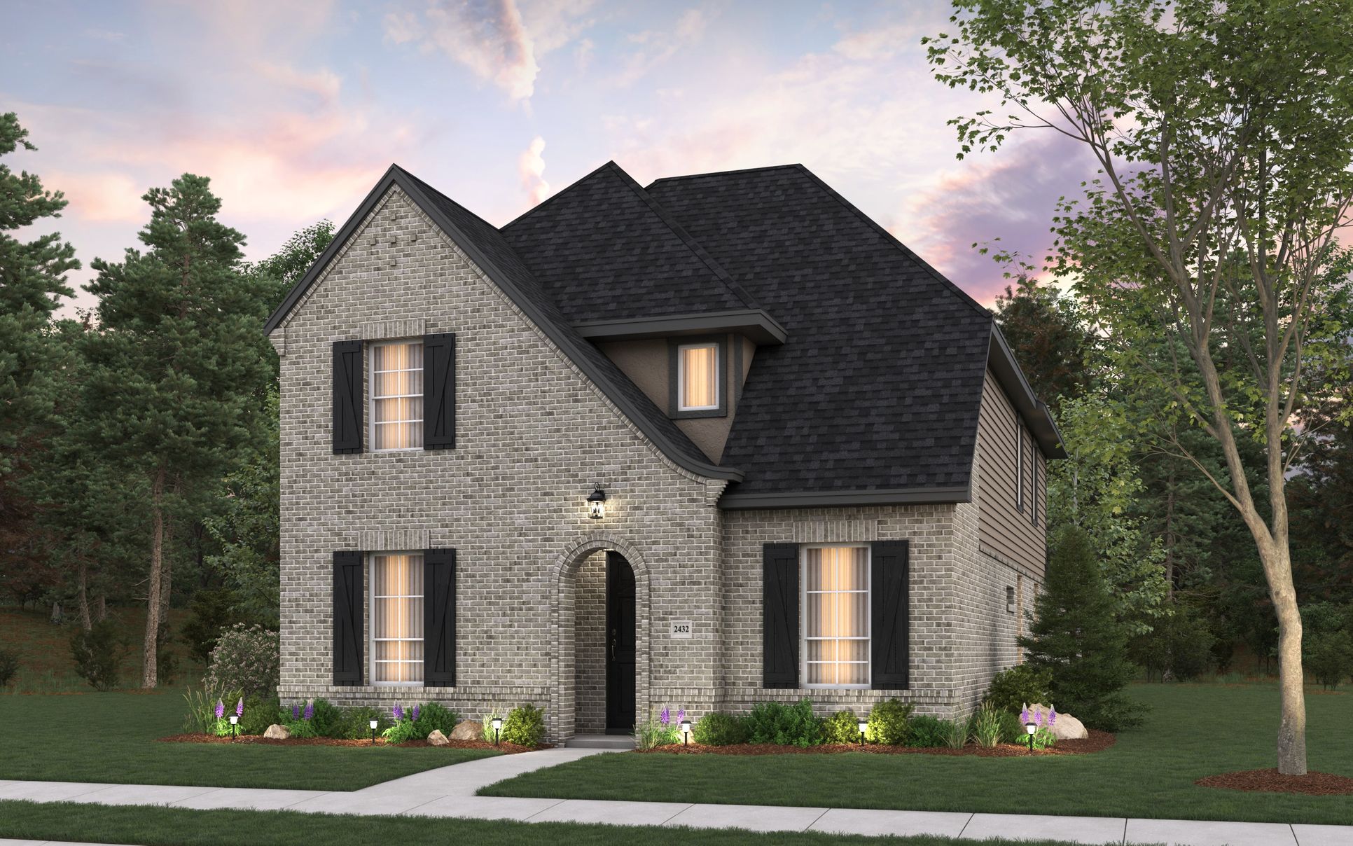 Hemingway Floorplan - Elevation F:Hemingway Floorplan - Elevation F