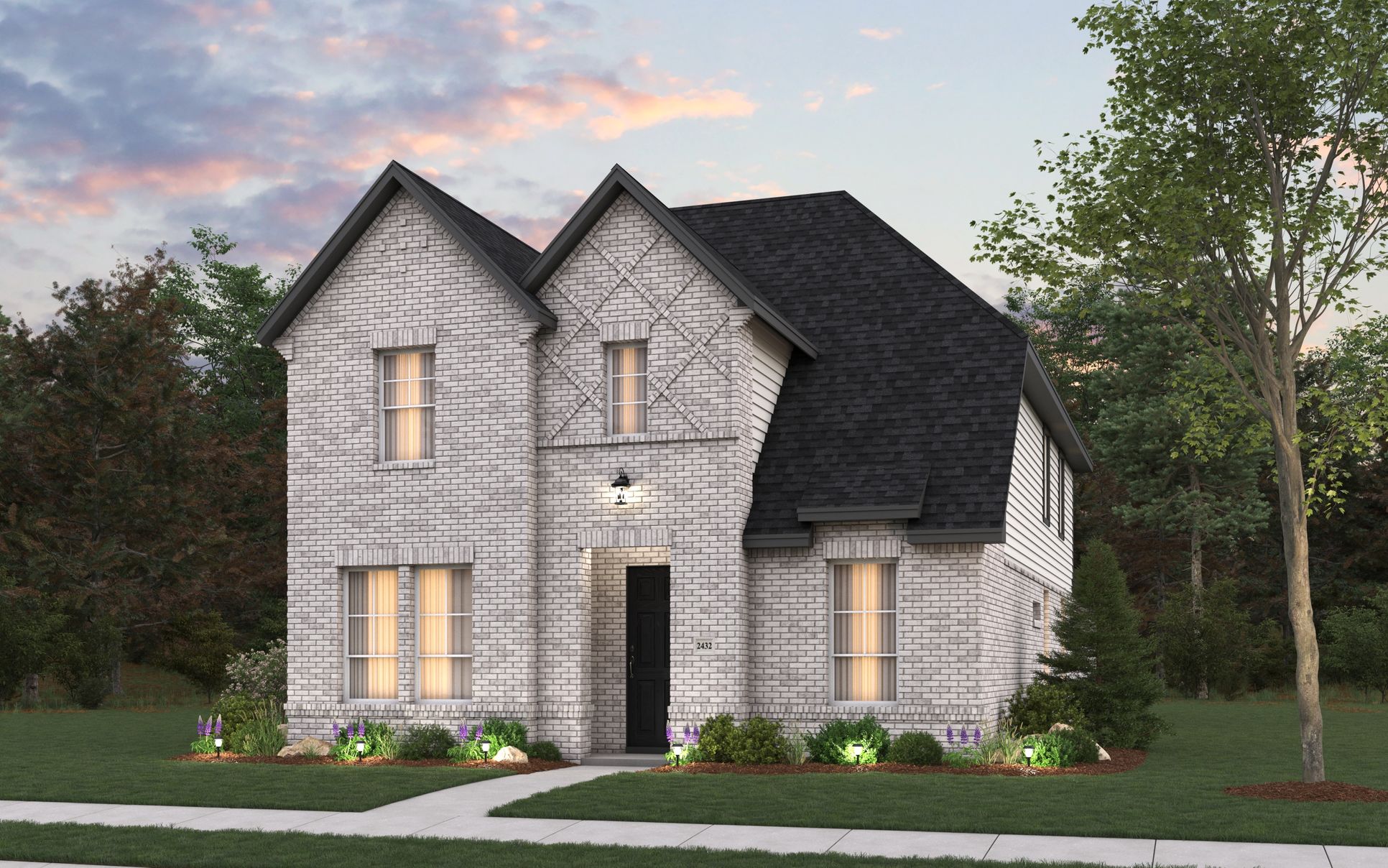 Hemingway Floorplan - Elevation D:Hemingway Floorplan - Elevation D