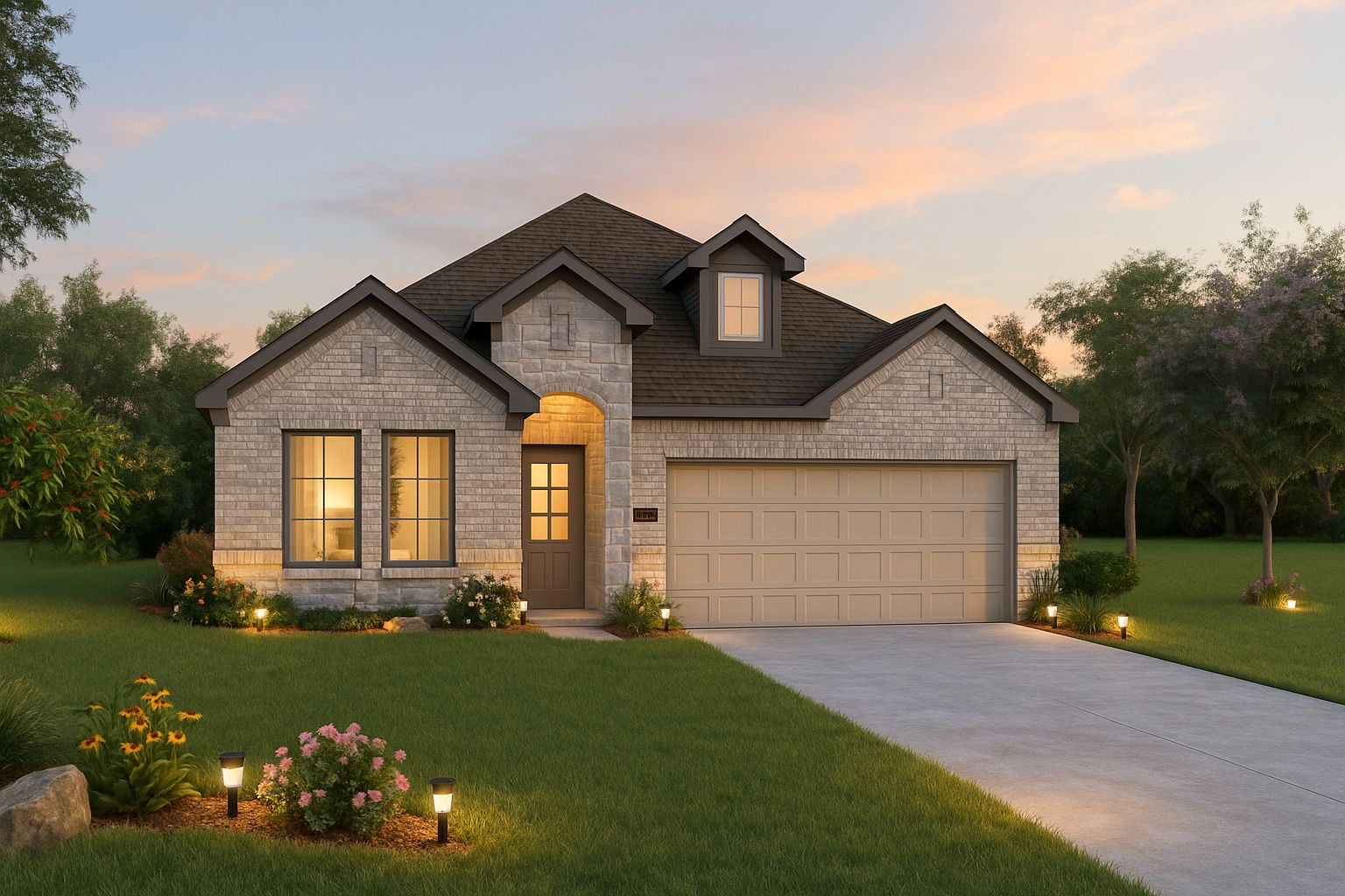 Basswood II with Elevation V:Basswood II with Elevation V