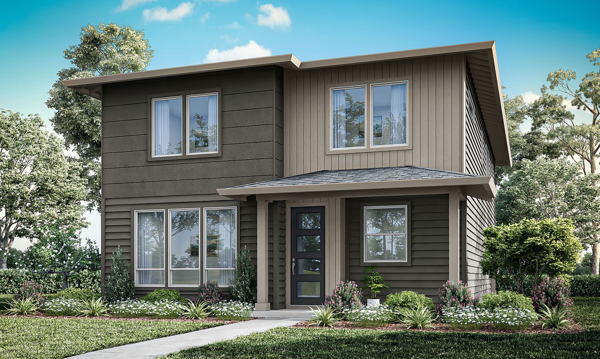 Elevation B:The 2351
