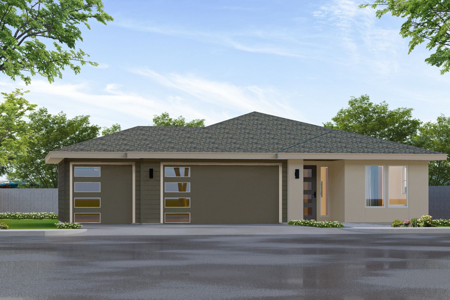 Elevation B:The 1656