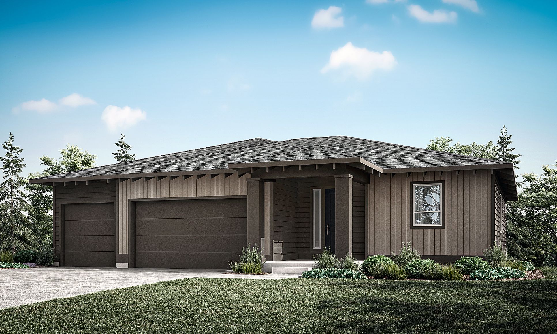 Elevation B:The 2821