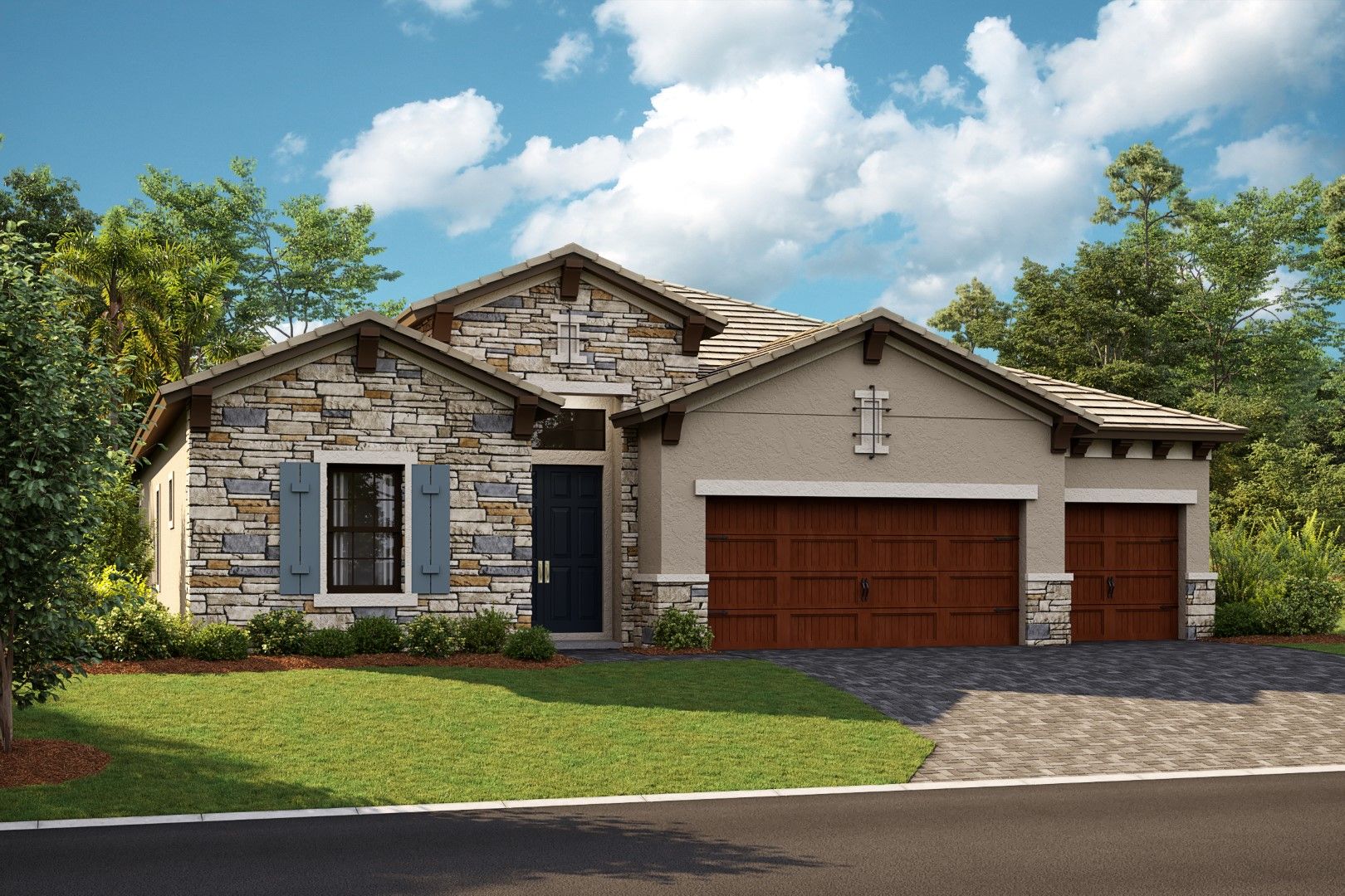 Biscayne I - Tuscan A - TUS5 Color Scheme - Flat T:Biscayne I - Tuscan A - TUS5 Color Scheme - Flat Tile