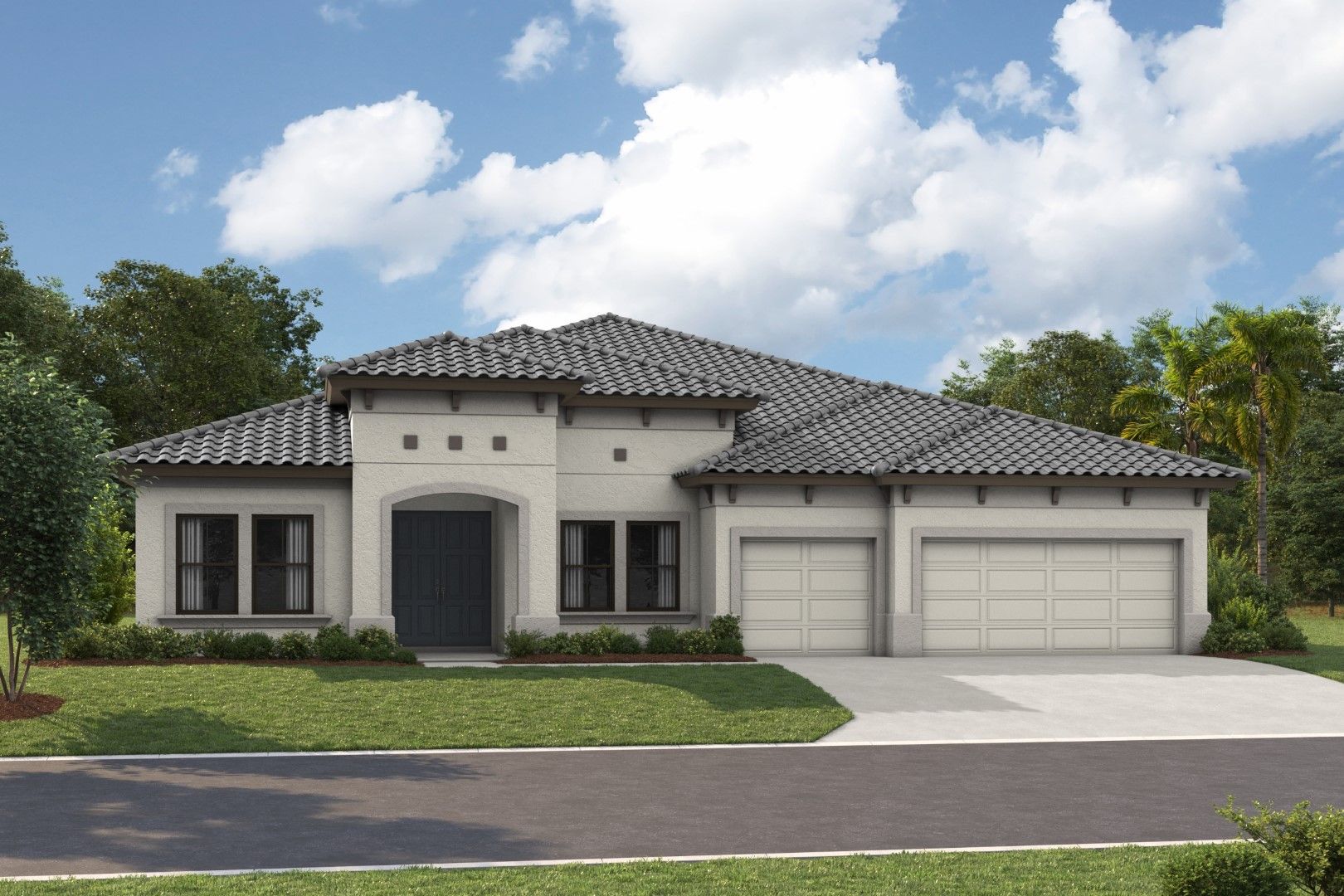 Cedar Key I - Mediterranean A - FMD14 Color Scheme:Cedar Key I - Mediterranean A - FMD14 Color Scheme - Barrel Tile