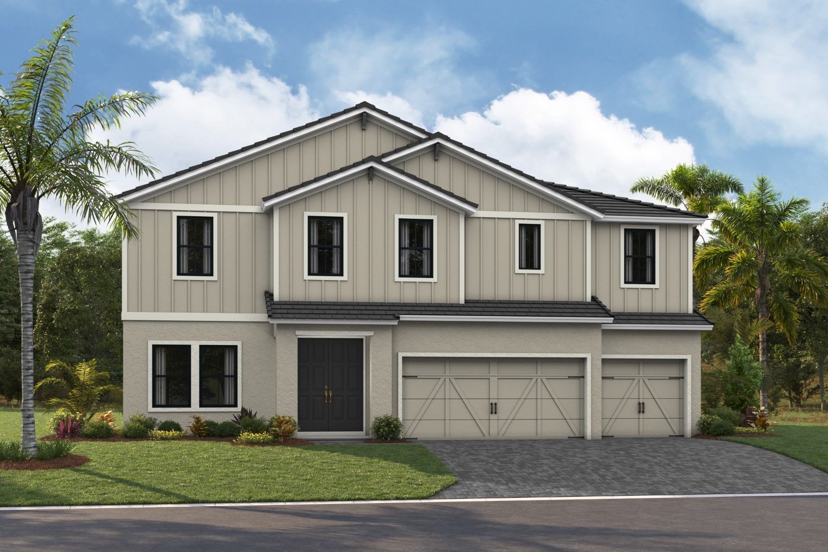 Virginia Park - Modern Farmhouse - MFH8 Color Sche:Virginia Park - Modern Farmhouse - MFH8 Color Scheme - Flat Tile