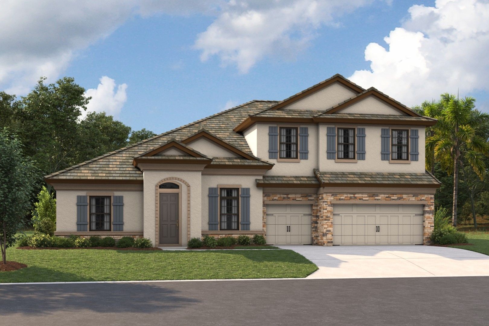 Key West II -Flat Tile-European Country A-EUC2 Col:Key West II -Flat Tile-European Country A-EUC2 Color Scheme