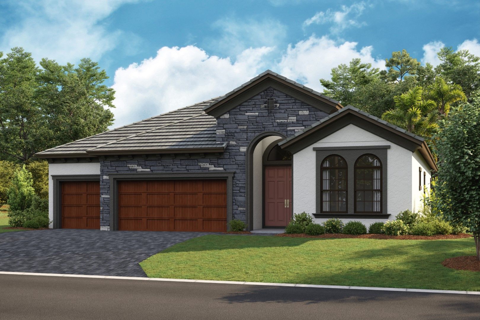 Oakfield - Biscayne - Mediterranean B - FMD12 Colo:Oakfield - Biscayne - Mediterranean B - FMD12 Color Scheme - Flat Tile