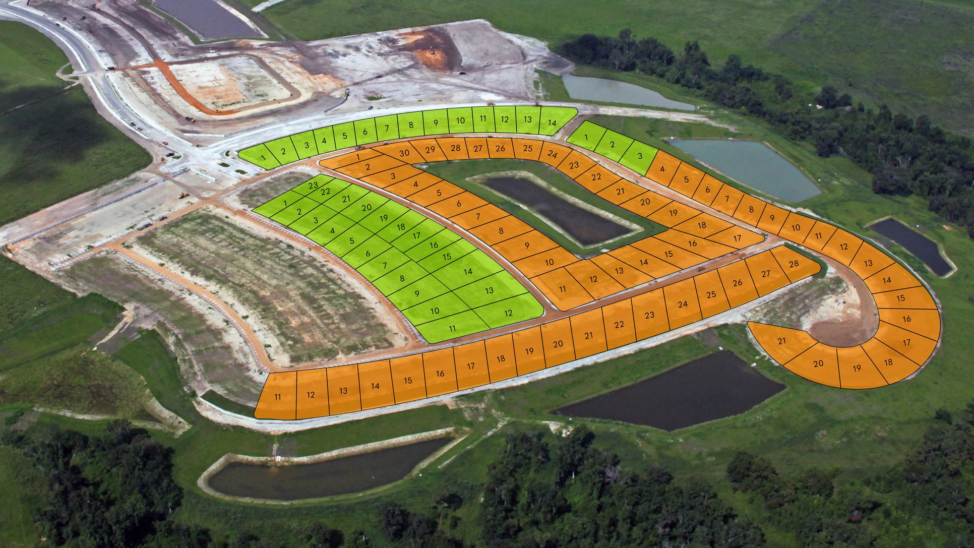 Pasadena Ridge Aerial Overlay