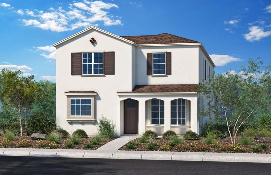 Elevation A:Las Brisas - Plan 3