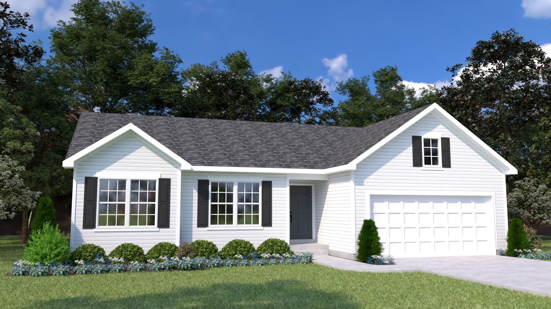 Olive Elevation B:Artist Rendering, Options May Be Shown