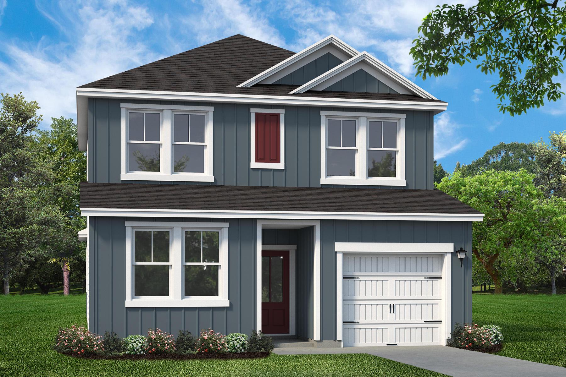 Exterior:Adger II Crafsman Elevation
