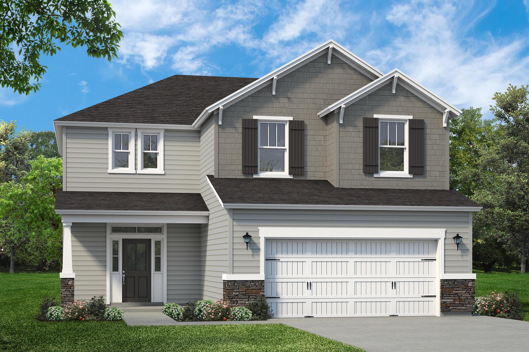Exterior:Dillon Craftsman Elevation