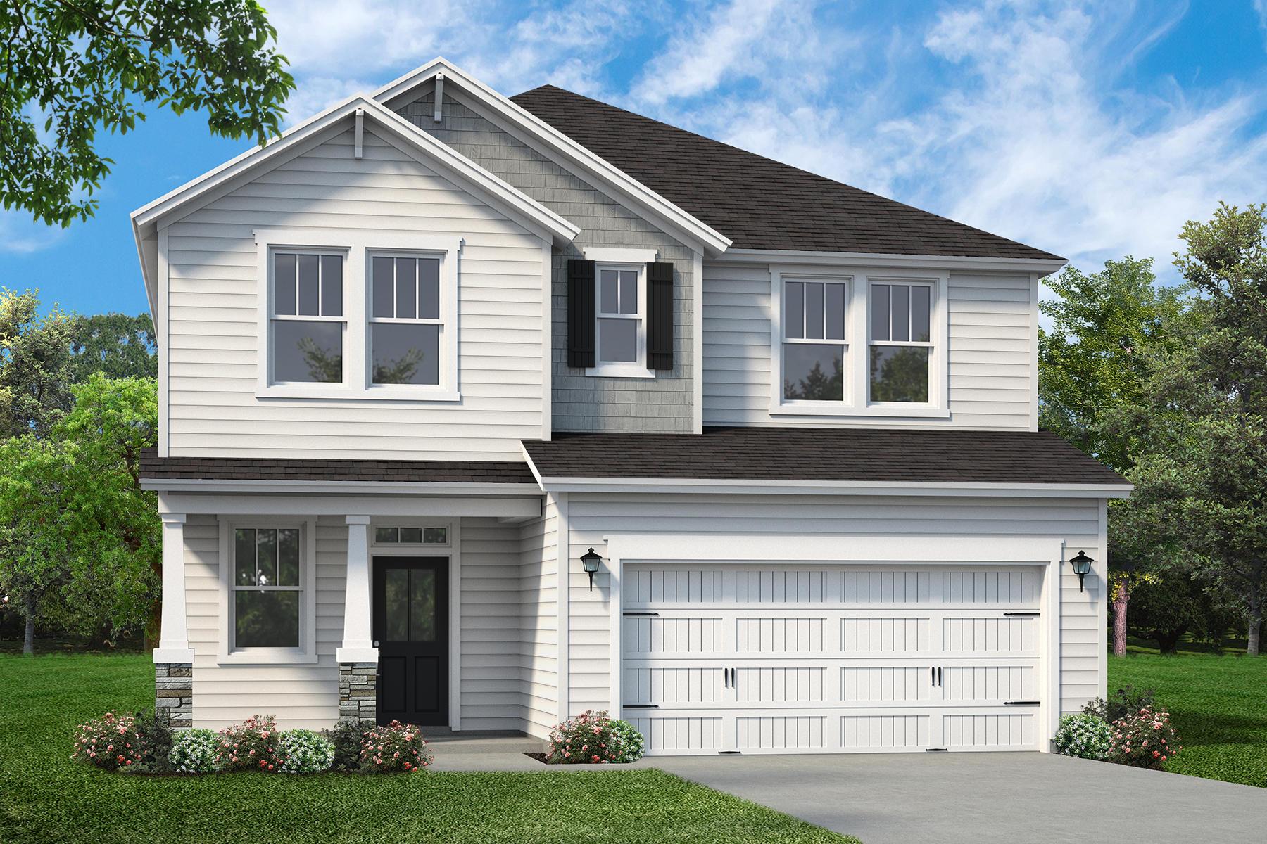 Exterior:Florence Craftsman Elevation