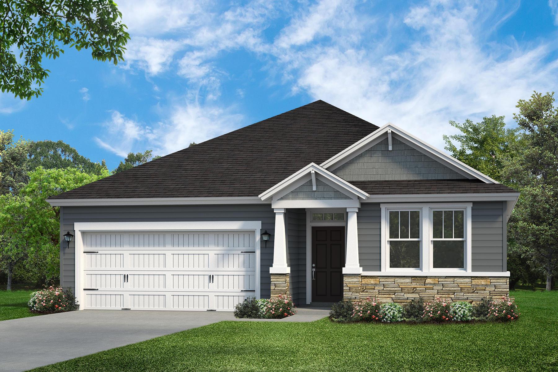 Exterior:Alexander Craftsman Elevation
