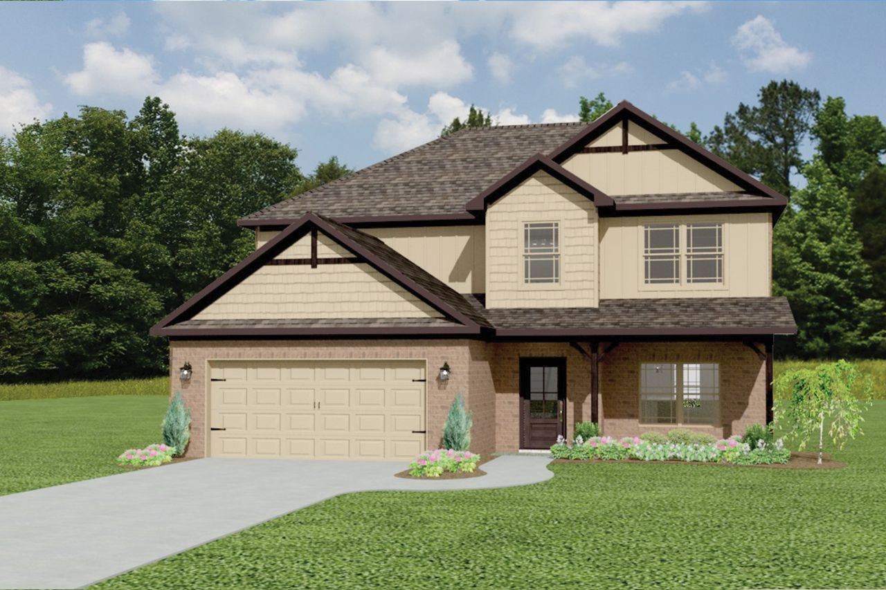 Front Elevation of Traditional Series 2382 from Hyde Homes:Front Elevation of Traditional Series 2382 from Hyde Homes