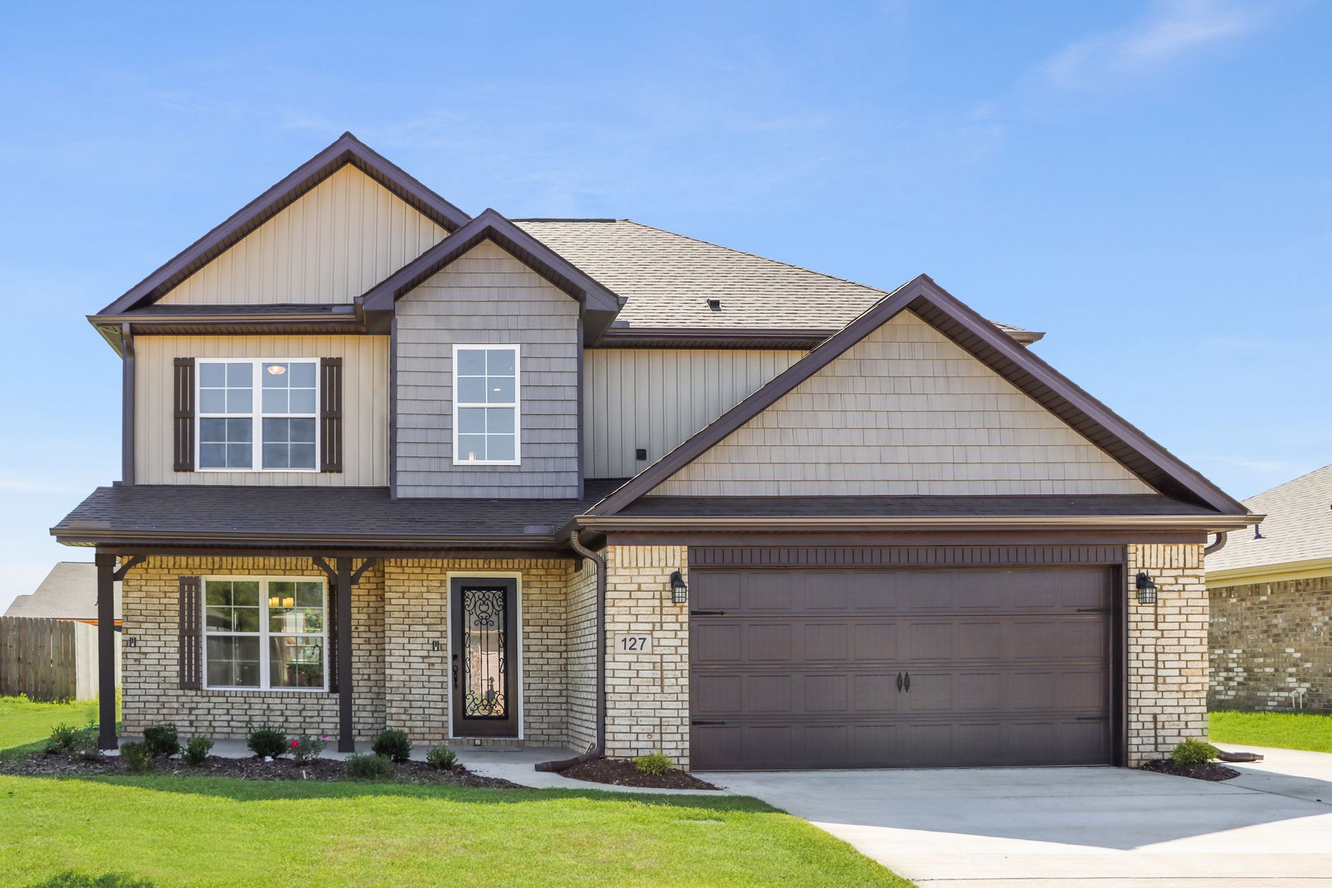 New Home Exterior From Hyde Homes In Bowman Acres