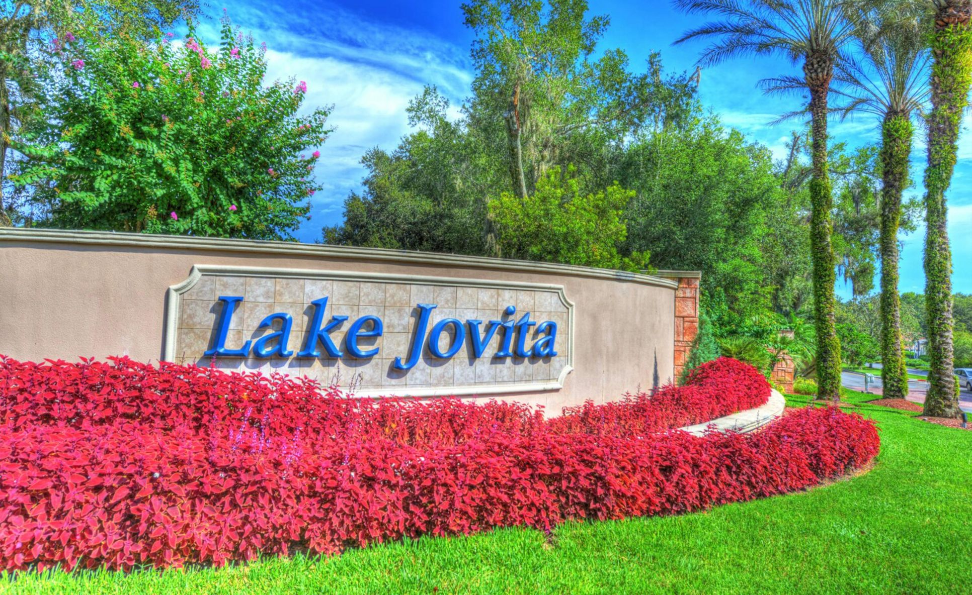 Lake Jovita Entrance Monument