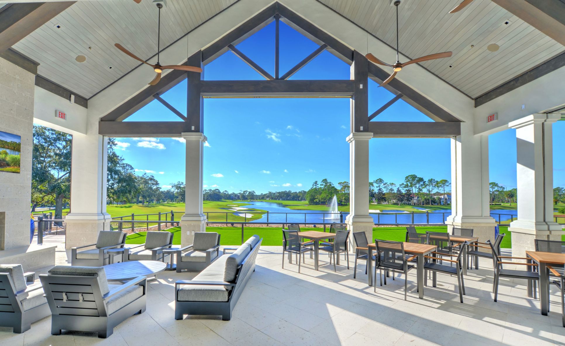 The Founders Club Patio at Plantation Bay